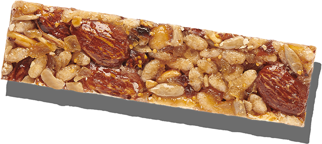 Barres de noix aux figues gingembre & amandes